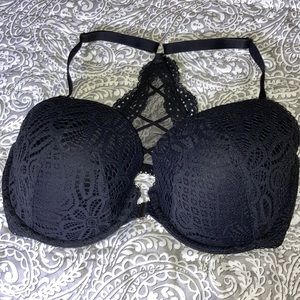 Black Victoria Secret Dream Angel Bra
